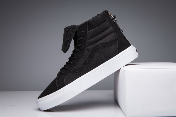 Vans High Top Shoes Lined with fur--009